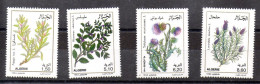 Argelia Serie N ºYvert 1022/25 ** FLORES (FLOWERS) - Algérie (1962-...)