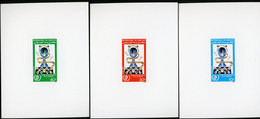 DJIBOUTI 3 Epreuves De Luxe Sur Papier Glacé N° 600 à 602 ANNEE INTERNATIONALE DE LA JEUNESSE (1985) - VN