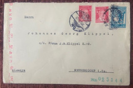 TURKEY,TURKEI,TURQUIE ,ISTANBUL TO NEUGERSDORF ,GERMANY ,1941 ,COVER - Covers & Documents