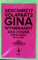 Sex Criminals #17 Variant (XXX Cover) Image Comics - NM - New & Sealed - Altri Editori