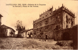 SANTILLANA DEL MAR - Palacio De La Duquesa De Parcent Y Plaza De Las Arenas - Cantabria (Santander)