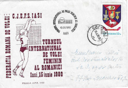 1980 Tournoi International De Volley Ball Féminin En Roumanie - Volleyball