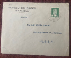 TURKEY,TURKEI,TURQUIE , ISTANBUL TO OHIO ,UNITED STATES ,COVER - Briefe U. Dokumente