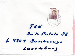 68181 - Bund - 1996 - 500Pfg SWK EF A Bf LUDWIGSHAFEN -> Luxemburg - Covers & Documents