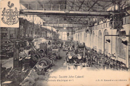 BELGIQUE - SERAING - Société John Cokerill - Centrale électrique N°1 -  Carte Postale Ancienne - Seraing