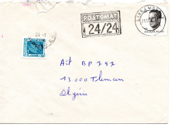 68184 - Belgien - 1990 - 14F Baudouin EF A Bf LIBRAMONT -> TLEMCEN (Algerien), M 2D Nachporto - Algeria (1962-...)