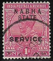 INDIA (NABHA)..1913..Michel # 28...used. - Nabha