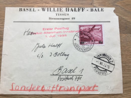 Liechtenstein Erstflug Vaduz-Altenrhein-Innsbruck 1935 - Posta Aerea