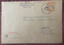 TURKEY,TURKEI,TURQUIE ,GOKCEBEY TO ANKARA ,1996 COVER - Cartas & Documentos