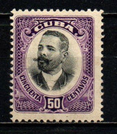 CUBA - 1910 - Maj. Gen. Antonio Maceo - MH - Nuevos