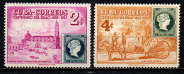 CUBA - 1955 -  Cent. Of Cuba’s 1st Postage Stamps - MH - Ungebraucht