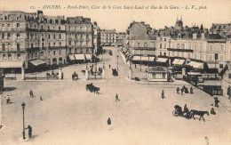 Angers * Rond Point * Cour De La Gare St Laud Et Rue De La Gare * Hôtel De Voyageurs - Angers