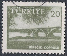 Türkei Turkey Turquie - Brücke Birecik (MiNr: 1701 C) 1959 - Gest Used Obl - Used Stamps