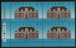 Canada 1988-92 MNH Sc 1181 $1 Runnymede Library LL Plate Block - Números De Planchas & Inscripciones