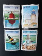 Sénégal 1998 Mi. 1567 - 1570 Phares Et Balises Phare Leuchtturm Lighthouse - Sénégal (1960-...)