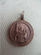 Médaille Religieuse/ Christus Regnat/ Saint Denis  De Mailloc  / Cité Du Christ Roi / CALVADOS/XXéme               MEDR8 - Pubblicitari