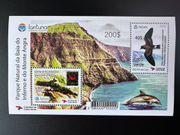 Cape Kap Cabo Verde 2023 Mi. ? S/S Parque Natural Bafa Inferno Monte Angra Bird Oiseau Vogel Dauphin Dolphin Delphin - Sonstige & Ohne Zuordnung
