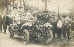 EURE ET LOIR  EPERNON (carte Photo)  Souvenir De La Cavalcade 1911 ( Char De La Reine ) - Epernon