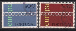 Portugal  (1971)  Mi.Nr.  1127 + 1128  Gest./ Used  (9hb03)  EUROPA - Oblitérés