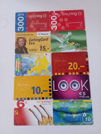 10 Different Phonecards - Sammlungen