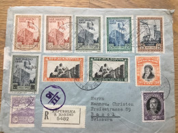 San Marino R- Brief Zensur In Die Schweiz, Top Frankatur - Storia Postale
