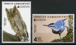 Türkiye 2019 Mi 4492-4493 MNH Europa, Pallid Scops Owl & Krüper's Nuthatch, Birds Of Prey, CEPT - 2019