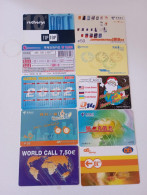 10 Different Phonecards - Lots - Collections