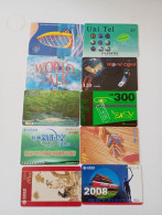 10 Different Phonecards - Lots - Collections