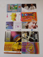 10 Different Phonecards - Lots - Collections