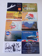 10 Different Phonecards - Lots - Collections