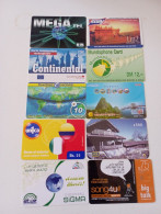 10 Different Phonecards - Lots - Collections