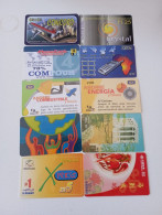 10 Different Phonecards - Lots - Collections