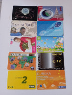 10 Different Phonecards - Lots - Collections