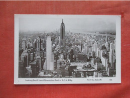 RPPC Looking South From Observation Roof Of RCA Bldg. New York > New York City  >  Ref 6136 - Manhattan