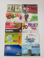10 Different Phonecards - Lots - Collections