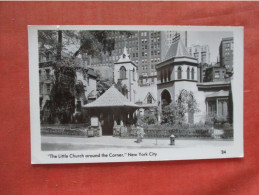 RPPC  The Little Church Around The Corner.  New York > New York City  >  Ref 6136 - Manhattan