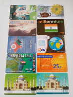 10 Different Phonecards - Lots - Collections