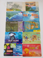 10 Different Phonecards - Lots - Collections