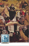 ESPAGNE - CARTE MAXIMUM - Yvert N° 1090 - APOTHEOSE De ST-THOMAS D'AQUIN - OEUVRE De F. De ZURBARAN - Maximum Cards