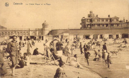 BELGIQUE - Ostende - Le Châlet Royal Et La Plage - Carte Postale Ancienne - Oostende