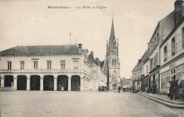 Mondoubleau * Place * Les Halles Et L'église * Commerce DUMAS - Autres & Non Classés