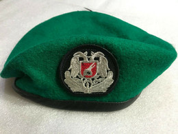 ALBANIAN NEW MILITARY GREEN BERET ARMY ORIGINAL HAT CAP UNUSED - Divise
