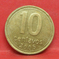 10 Centavos 2005  - TTB - Pièce De Monnaie Argentine - Article N°5480 - Argentinië