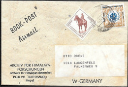 Nepal Himalaya Expedition Cover To Germany 1975 - Népal