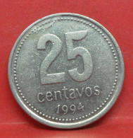 25 Centavos 1994  - TB - Pièce De Monnaie Argentine - Article N°5484 - Argentine