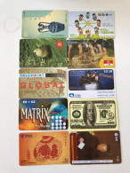 10 Different Phonecards - Lots - Collections