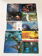 10 Different Phonecards - Collezioni