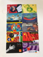 10 Different Phonecards - Lots - Collections