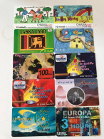 10 Different Phonecards - Lots - Collections