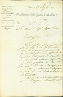 LAS Lettre Autographe Signature Révolution Empire Mac Donald Ministre Guerre & Marine Roi De Naples Maréchal De France - Politiques & Militaires